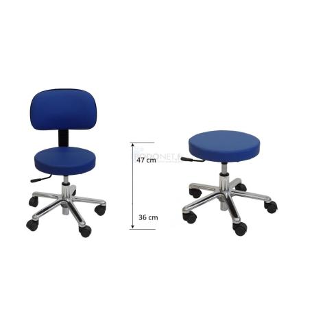 Siège praticien faible hauteur