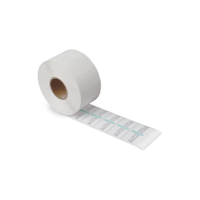 Rouleaux de 500 étiquettes pour sachets et gaines de stérilisation