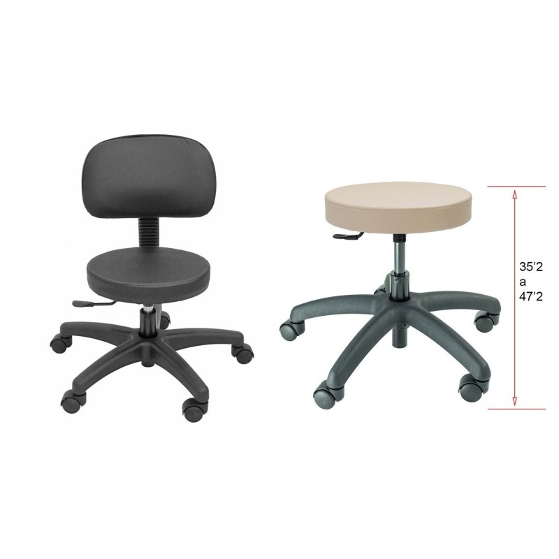 Siège praticien faible hauteur