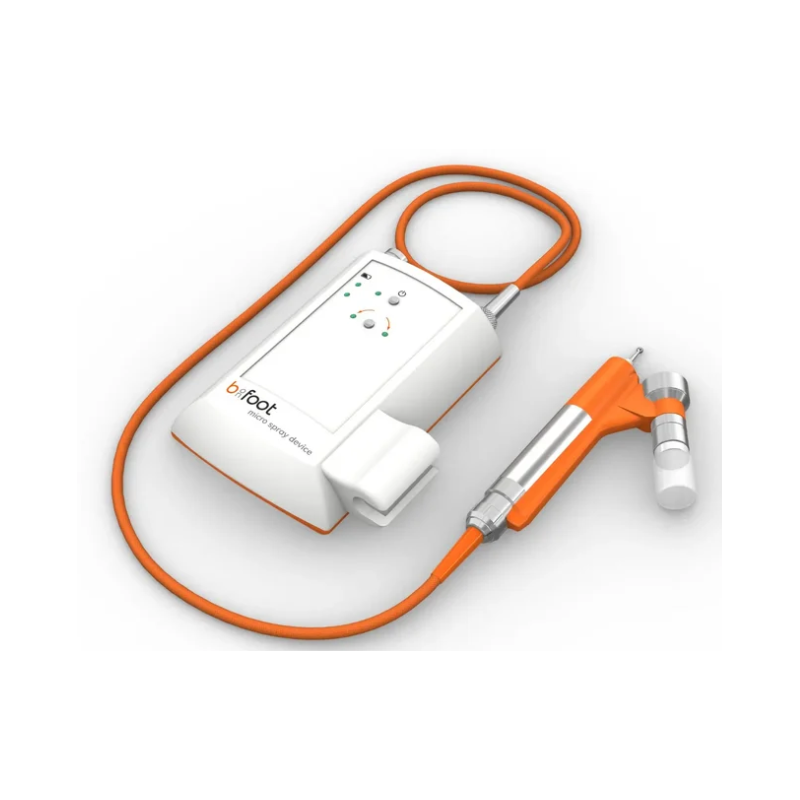 Microspray BE ON FOOT sur batterie